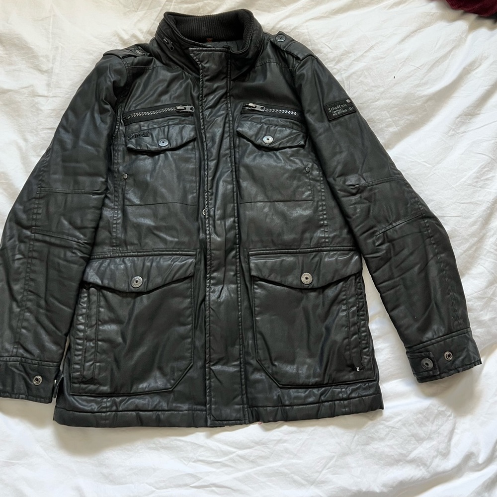 Schott NYC waxed jacket, Medium